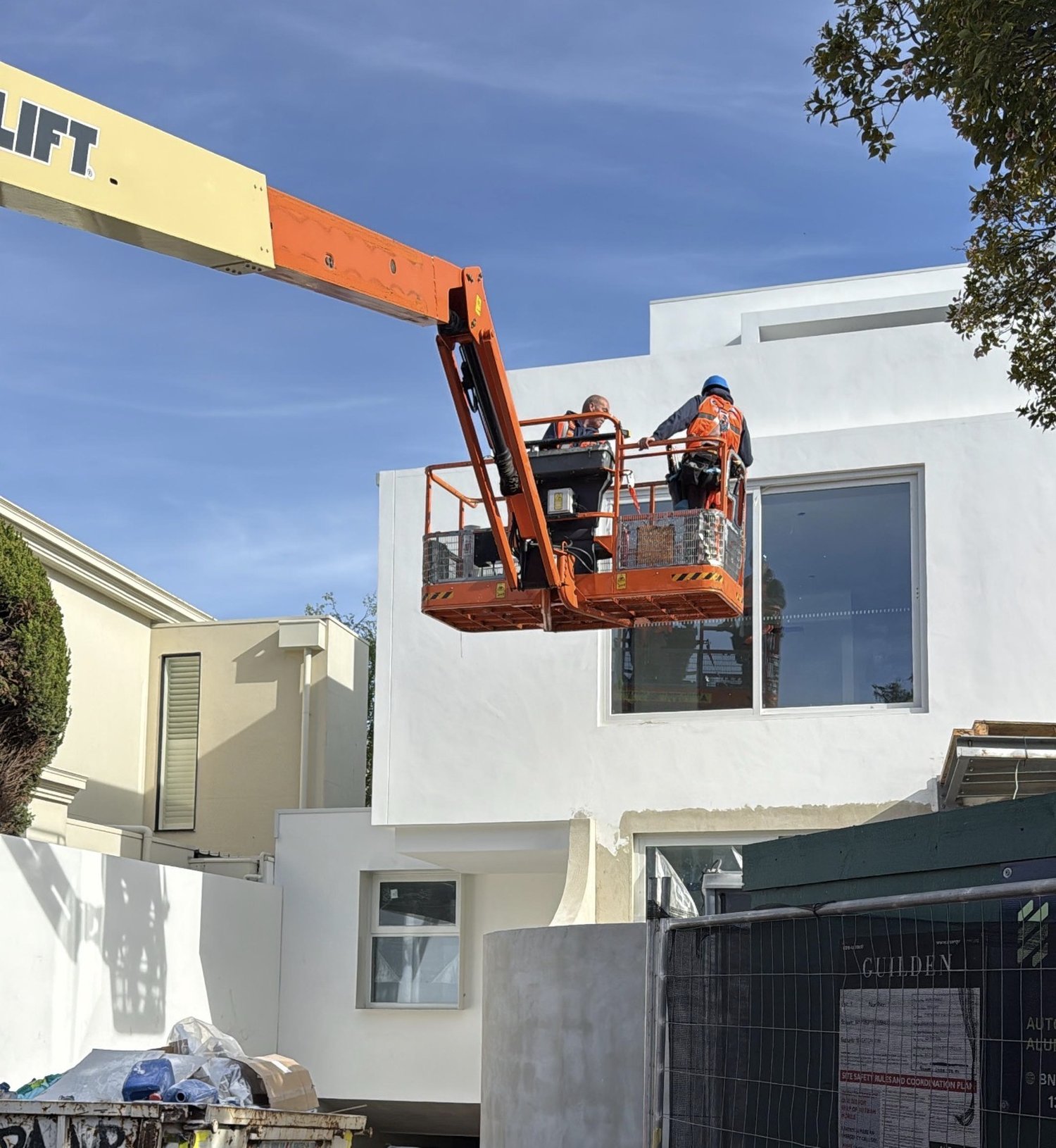 Post-construction window cleaning, new build handover clean, Melbourne