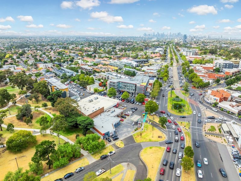 Aerial view of Essendon near Mount Alexander Road - window cleaning Essendon, Melbourne